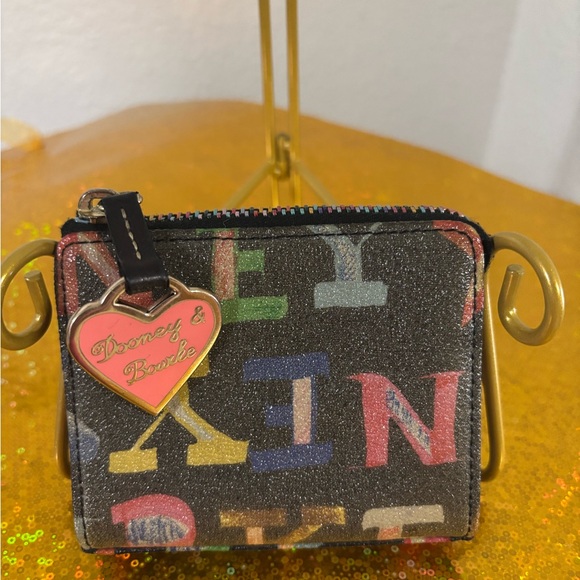 Dooney & Bourke Handbags - Vintage Dooney & Bourke Multicolor Logo Zip Wallet – Y2K